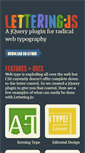 Mobile Screenshot of letteringjs.com